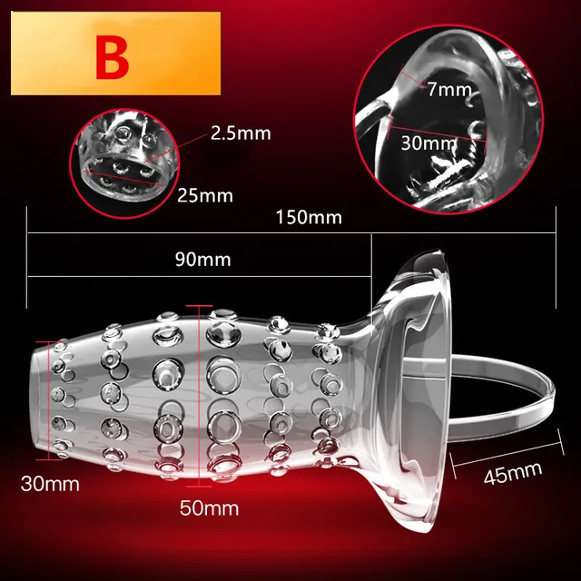 Reusable Condom Penis Sleeve Cock Ring Delay Ejaculation Dildo Enlargement Penis Erection Sex Toys for Men Adult Products 5