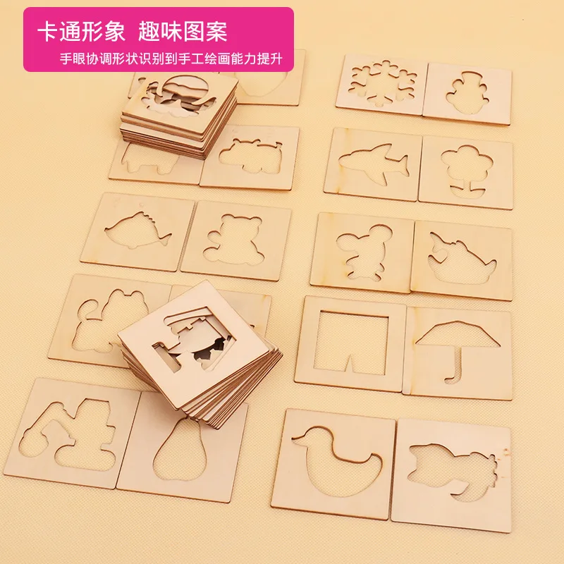 

Children Learn to Draw Tool Baby Graffiti Painting Coloring Drawing Painted Template Set Children'S Educational Toy
