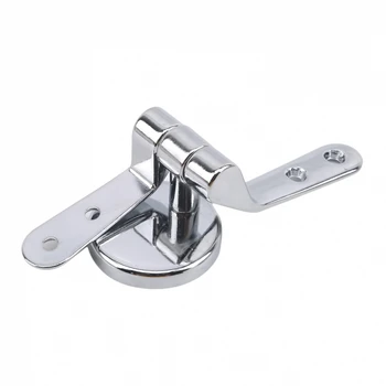 

Silver Solid Wood Toilet Cover Accessories Hinge Toilet Cover Metal Hinge Screw Universal Toilet Cover Replacement Parts
