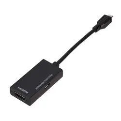 Micro USB Мужской к HDMI Женский адаптер кабель для Android смартфон для планшета телевизора HDMI Adater разъем преобразования линии