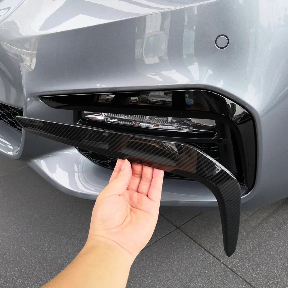 2 шт. накладка на переднюю фару для бровей Накладка BMW 5 серии M Sport G30 2017 2018