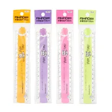 Règle pliante en couleurs pour temps d'étude, 30CM, style Kawaii, multifonction, pour enfants étudiants, papeterie de bureau et d'école