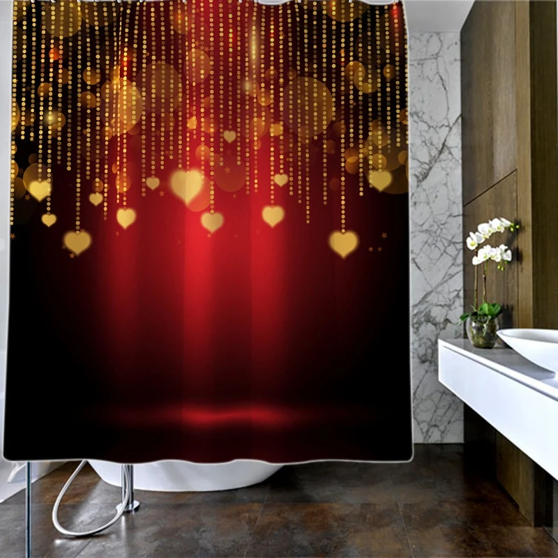 Waterproof Thickened Mildewproof Shower Curtain Shower Curtain Shower Curtain Cushion Polyester Shower Curtain YL275