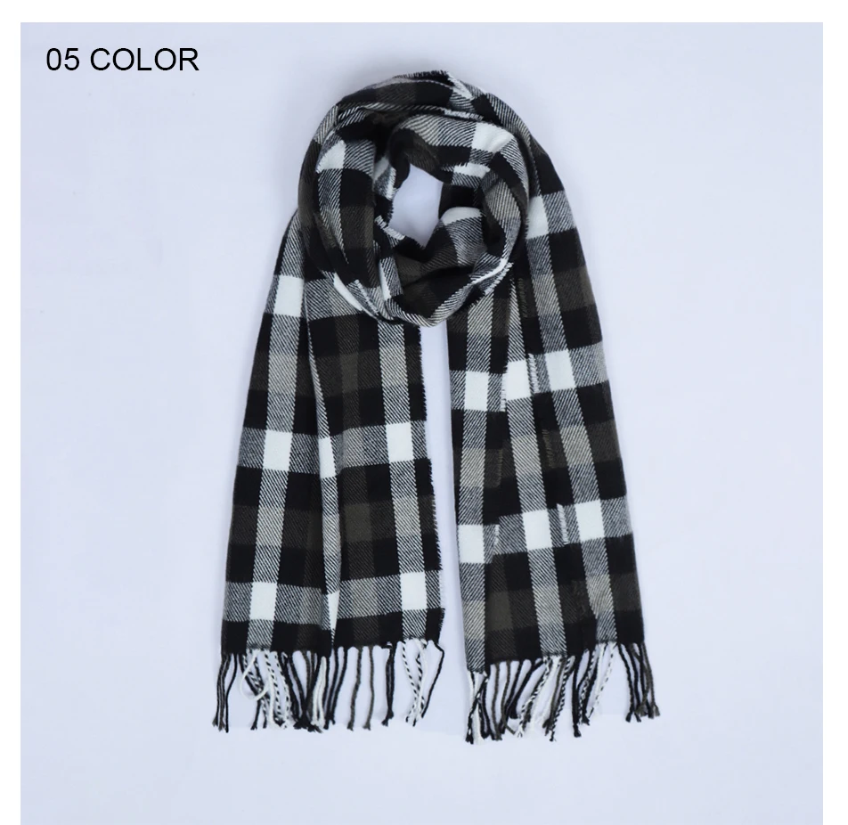 2021 Autumn Winter Cashmere Children Scarf Classic Plaid Kid Scarves Foulard Girl Wool Shawls Women Winter Sjaal Bufandas Hombre best scarves for men