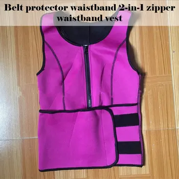 

Europe And The United States Zipper Vest Vest Corset Neoprene Waist Waist Body Abdomen Court Corset