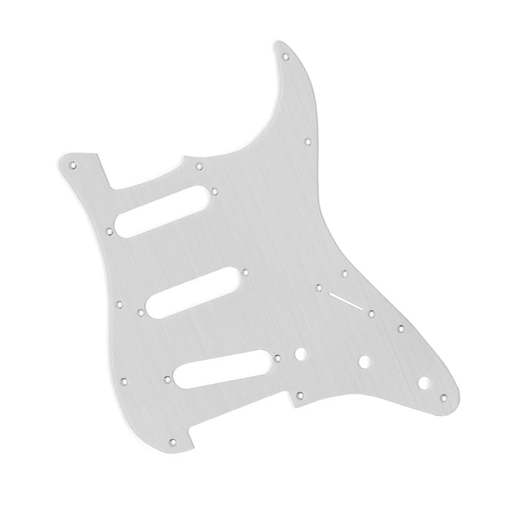 M00716 11 отверстий Электрогитары защитная пластина Strat для гитары задней панели Крышка для американская стандартная гитара Золотая/серебряная обувь