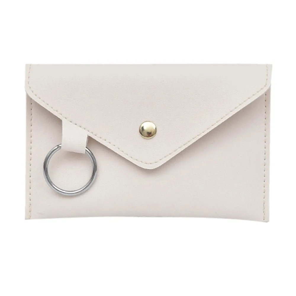 Поясная сумка Женская поясная сумка из искусственной кожи поясная сумка винтажная модная женская однотонная кольцевая мини сумка на ремне нагрудная - Цвет: White