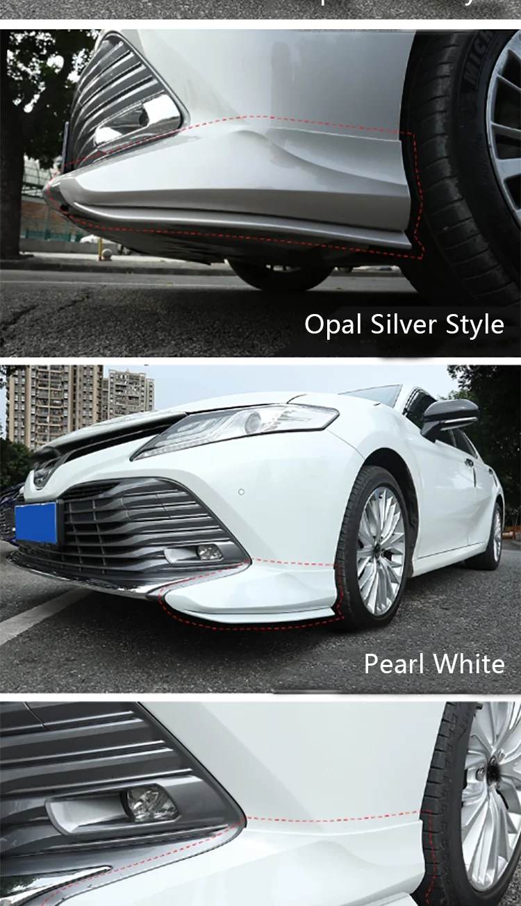 Подходит для Toyota Camry- Передняя угловая версия автомобиля угловая защита переднего бампера анти-столкновения анти-очистка полосы