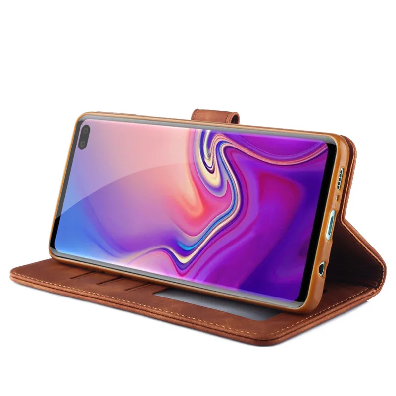 Роскошный кожаный чехол для samsung Galaxy S10 S8 S9 плюс A70s A50s A20s Чехол-книжка с бумажником для Note10 A7 A8 A50 A70 чехол