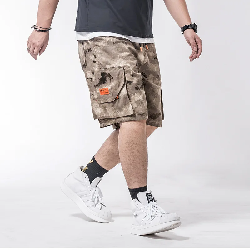 

Men Summer Fashion Brand Military Style Desert Camouflage Pocket Shorts Male Casual Loose Plus Size Shorts XL-7XL 130KG Cloth