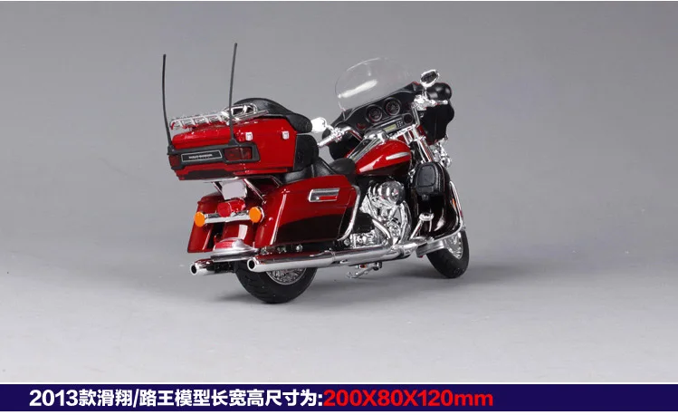 Maisto 1:12 Harley Davidson 2013 FLHRC King классические женские мотоциклетные сапожки металлические модельные игрушки для детей, игрушки в подарок на день рождения Коллекция