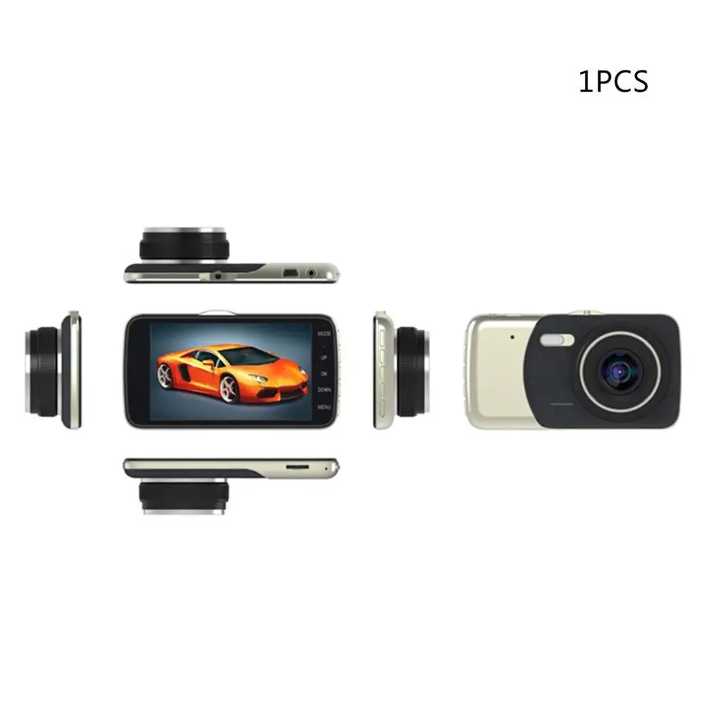 

Driving Recorder 4 Inch Rearview Mirror Dual Camera Hd Reversing Image Driving Recorder 4 Inch Auto Parts Camera