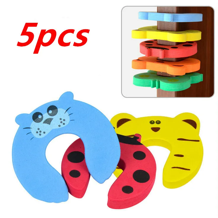 5pcs Высокое качество, Детская безопасность, дверной стопор, защита продукта, безопасный картон, защита от столкновений - Цвет: 5pcs