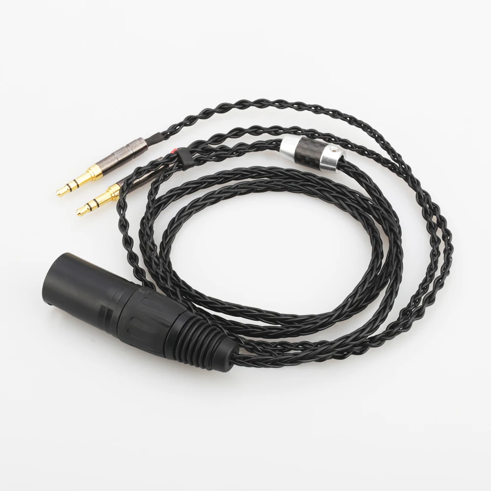 Audiocrast HC010 2x3 5mm HIFI 4 pin XLR Male Balanced Headphone Upgrade Cable for Sundara Aventho focal elegia t1 t5p D7200 D