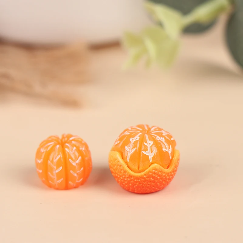 1:6 / 1:12 Dollhouse Miniature Orange Model Food Play DIY For Dollhouse Decoration New 5