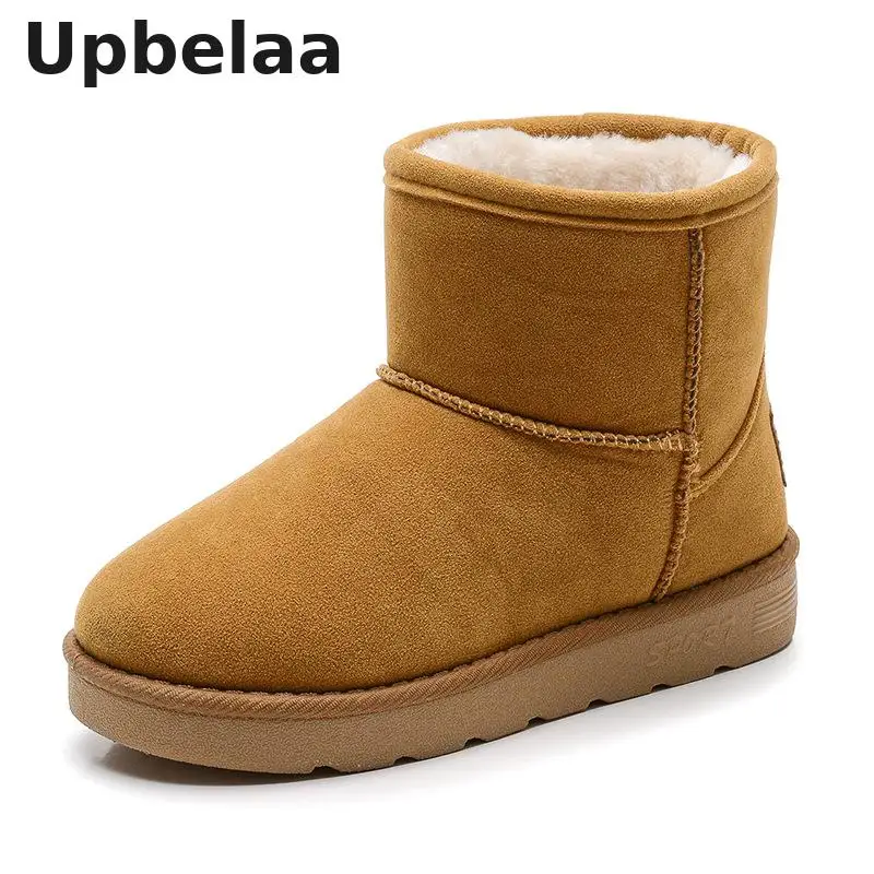 

Girls Snow Boots Ankle Winter Plush Warm Kids Cotton Boots Brand Infant Toddler Shoes Children Boots For Boys Flats Non-slip New
