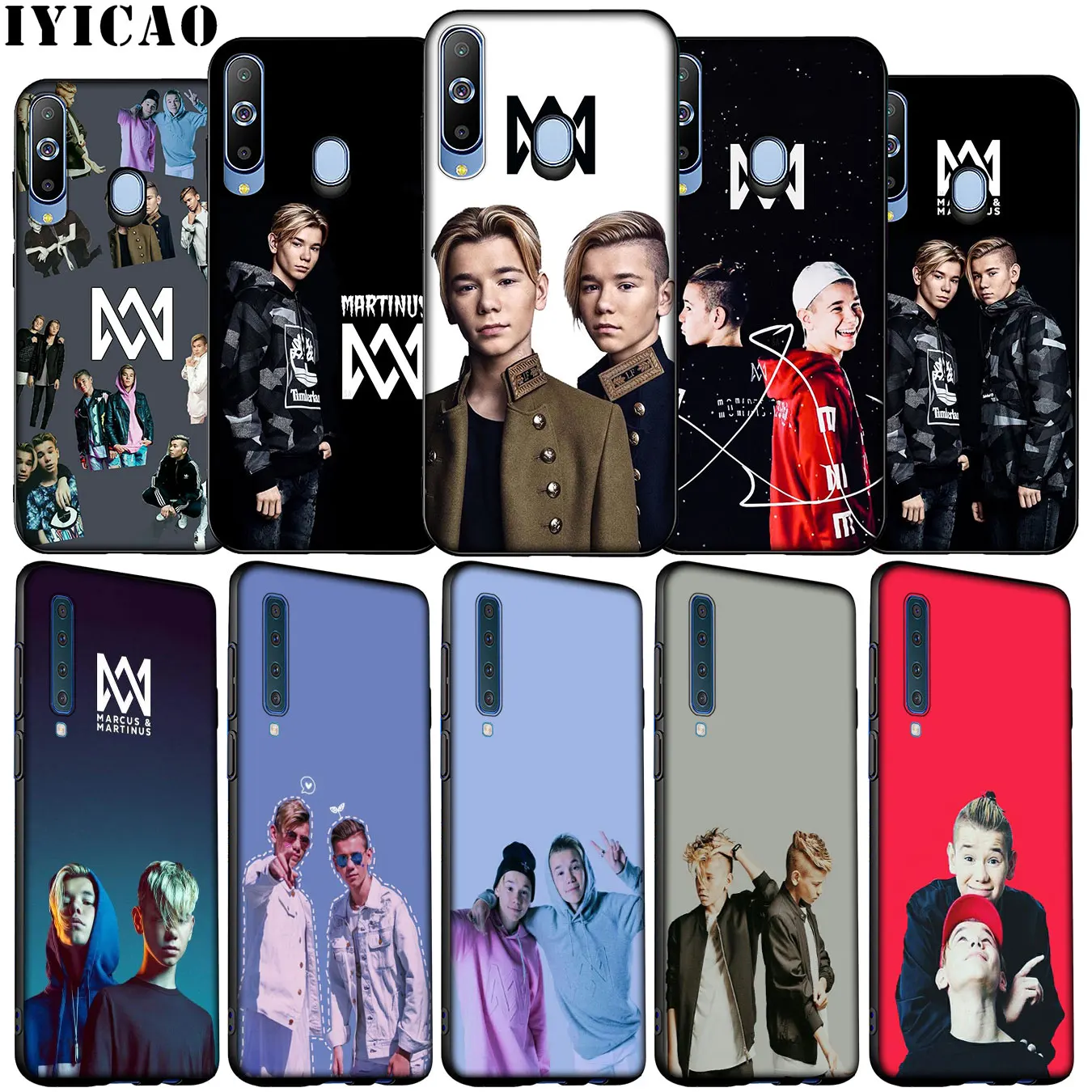Мягкий силиконовый чехол IYICAO с Маркусом и мартинусом для Samsung Galaxy A70 A50 A60 A40 A30 A20 A10
