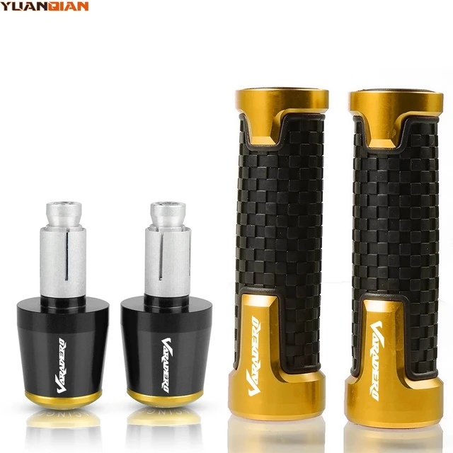 For HONDA XL1000/V/VARADERO XL 1000 1999-2013 2000 2001 2002 2003 7/8'' 22mm Motorcycle handlebar grips ends handle bar grip end gold