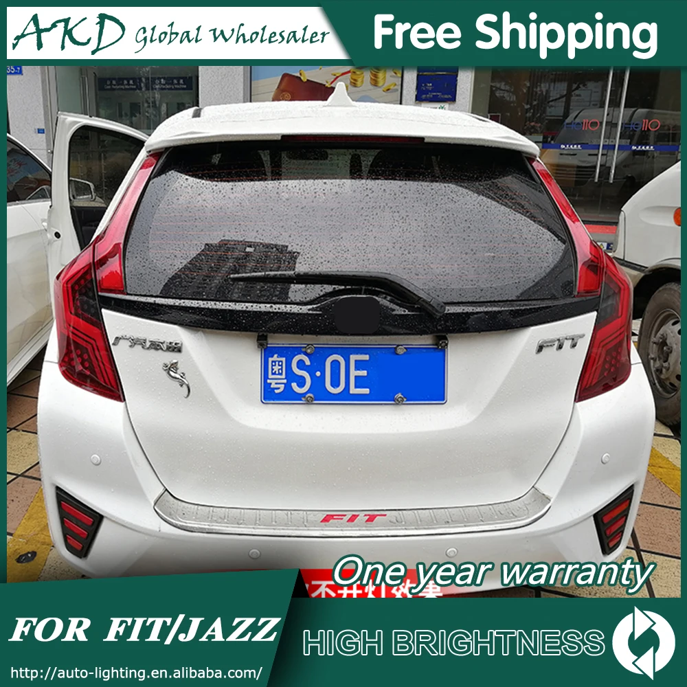 Задняя фара для автомобиля Honda FIT 2014 2018 Jazz GK5 задние фонари светодиодные