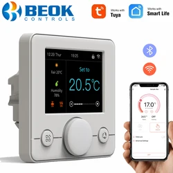 Beok New Smart Tuya Floor Heating Thermostat Wifi For Gas Boiler Temperature Regulator Works With Alexa Google Home