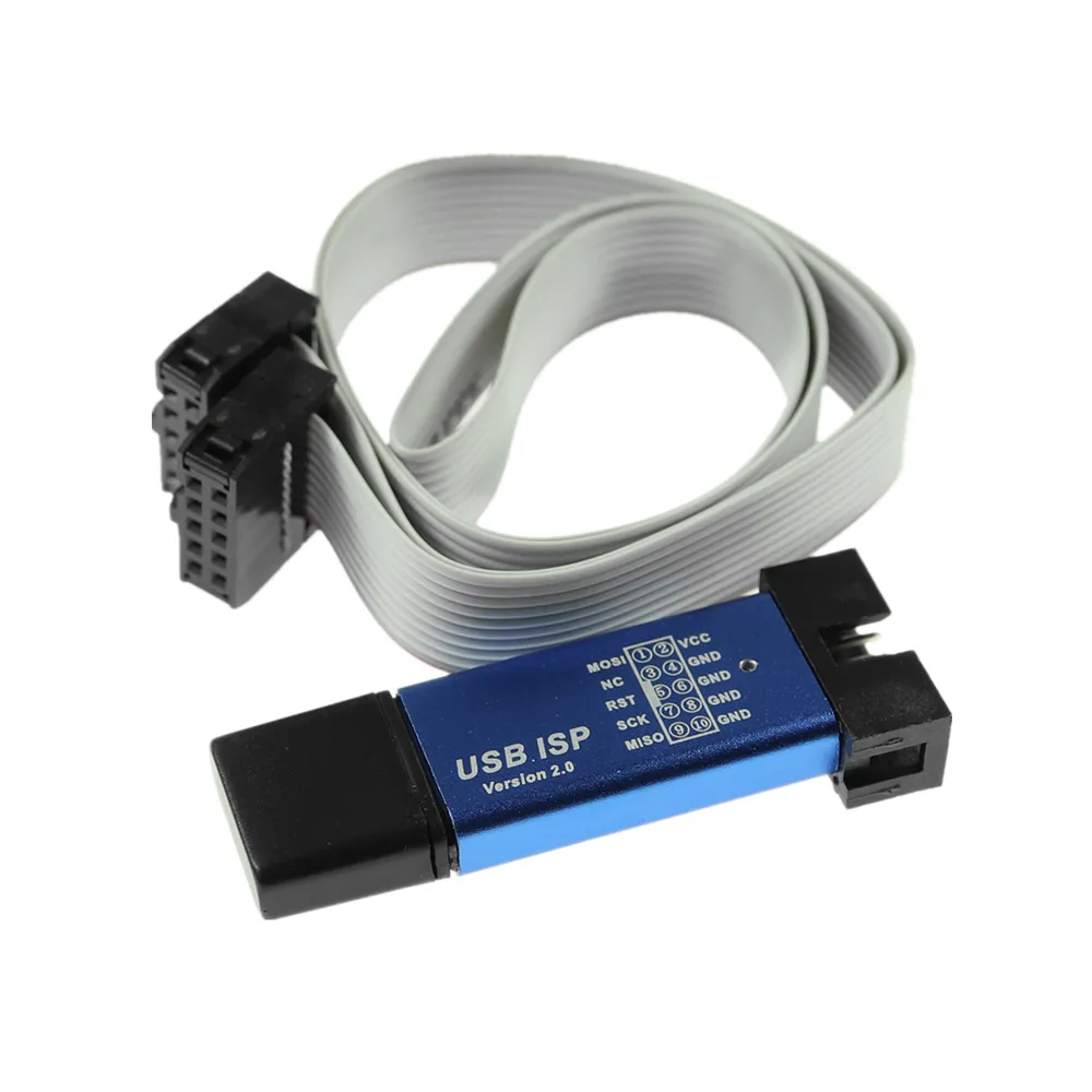 Программатор KJ392 AVR с одним чипом USB ISP USBasp USBisp для 51 ATMEL поддержкой загрузки Win 7 1