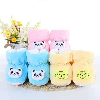 

Newborn Baby Shoes Infants Thick Warm Velvet Soft Bottom Non-Slip Sock Newborn Toddler Baby Boy Girls Shoes Anti-Fall Shoes