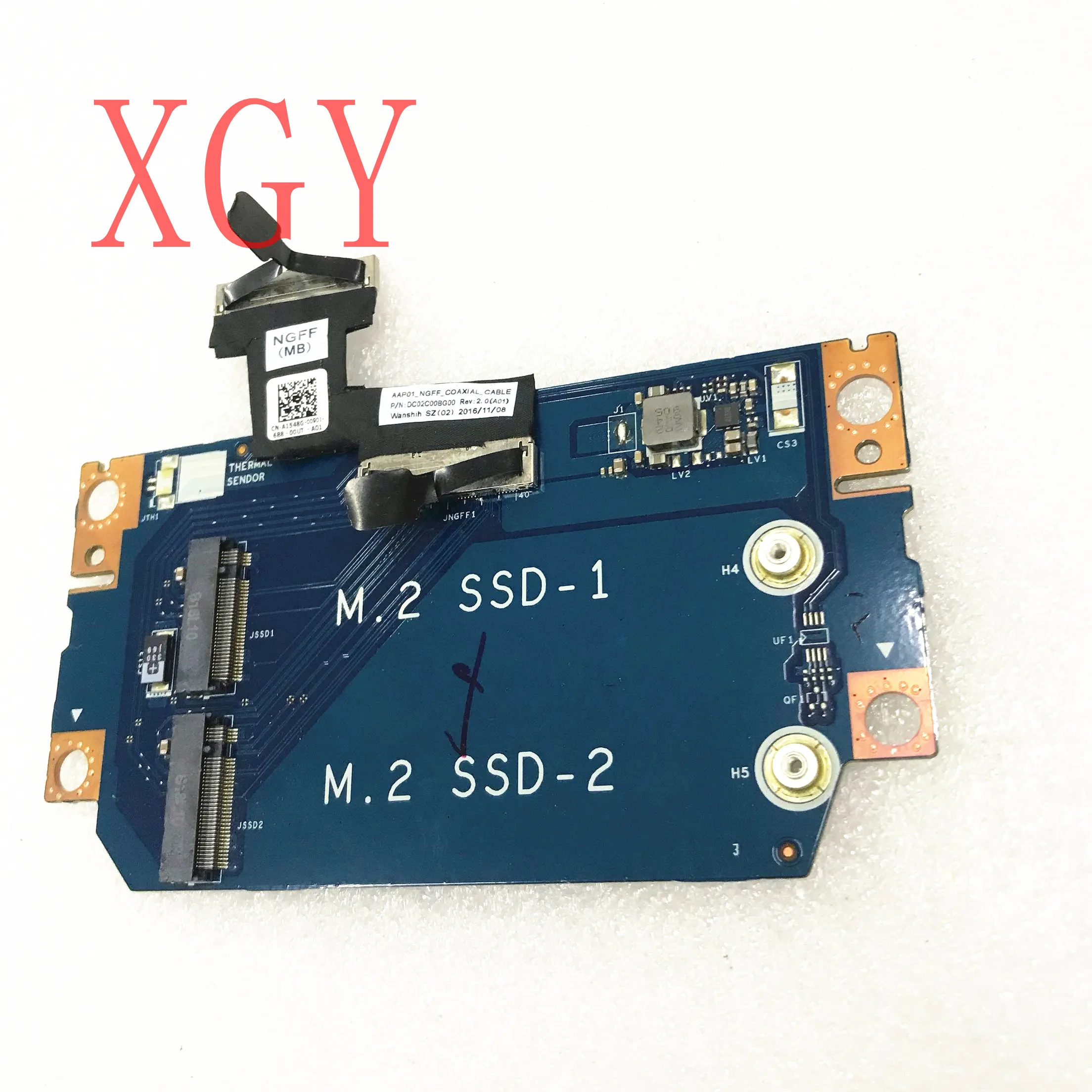 Оригинал для Dell Alienware 13 R2 ANW13 M2 M.2 NGFF PCIE адаптер кронштейна SSD Φ A1548G 100% ТЕСТ ОК |