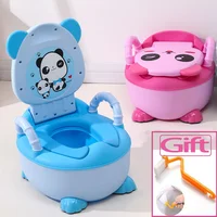 0-6 Years Old Children's Pot Soft Baby Potty Plastic Road Pot Infant Cute Baby Toilet Seat Boys And Girls Potty Trainer Seat WC 1