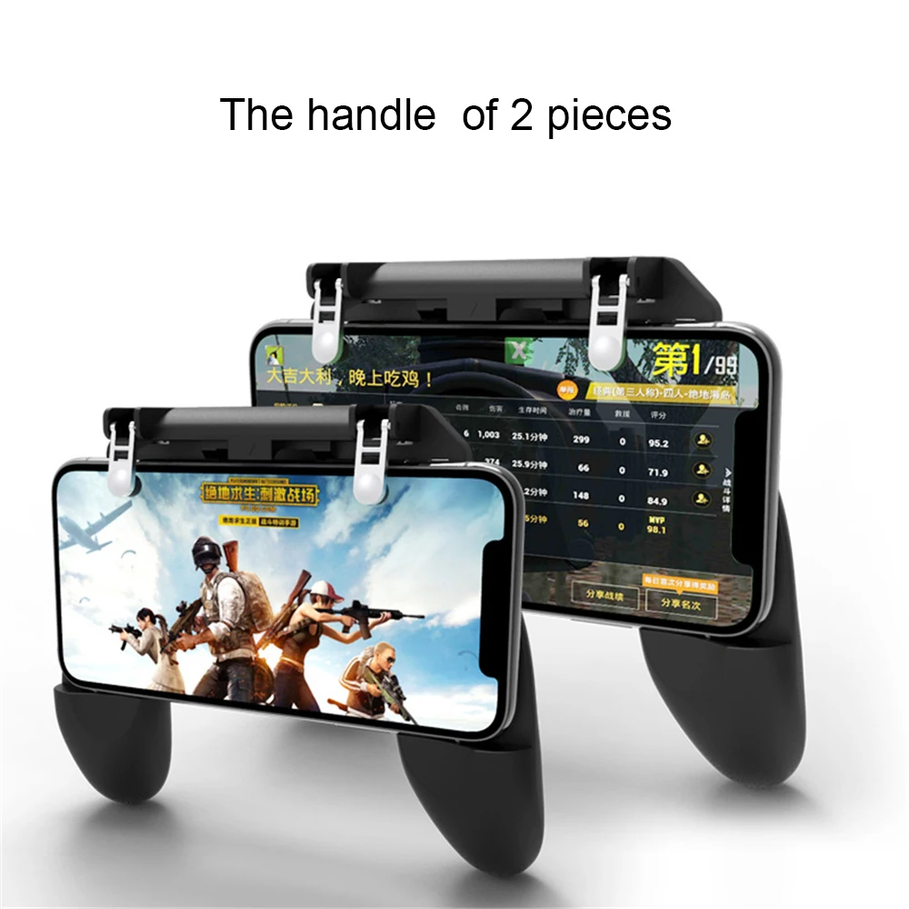 

3 In 1 L1R1 Game Shooter For PUBG Mobile Gamepad Control Trigger Cell Phone Game Pad Controller For IPhone Android Joystick R15