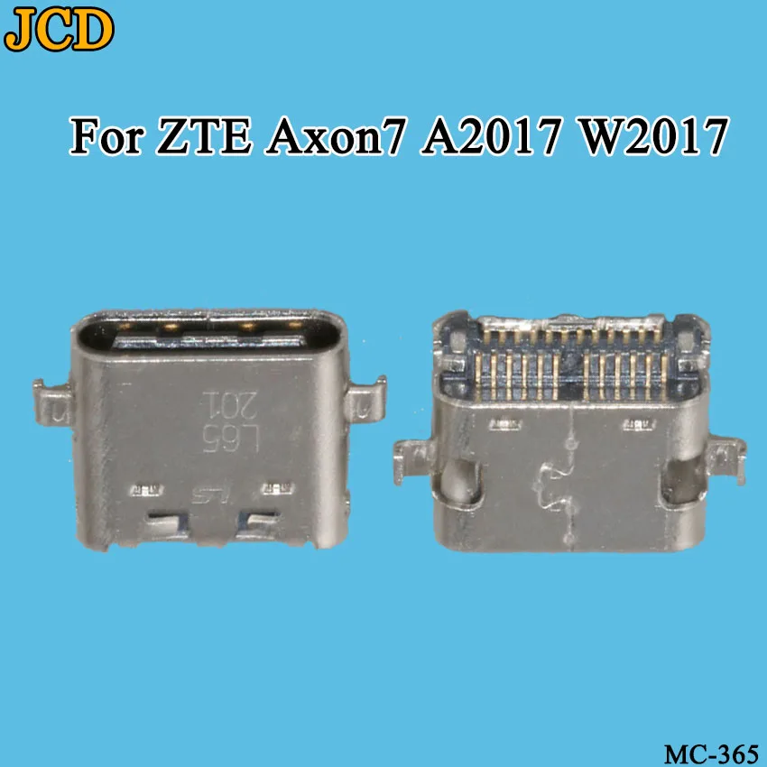 JCD, 20 шт./лот, для zte Axon7 A2017, W2017, usb порт для зарядки, разъем для зарядки, розетка, док-станция