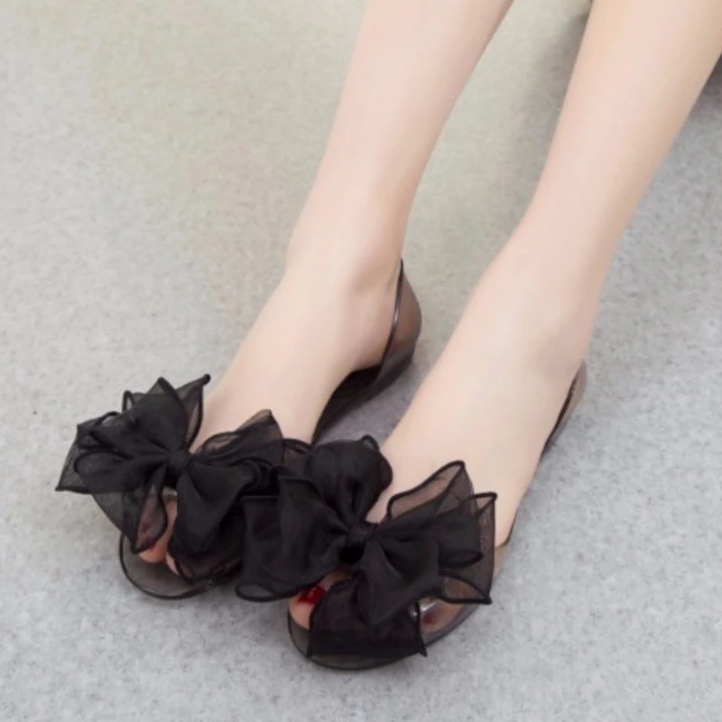 plastic summer shoes