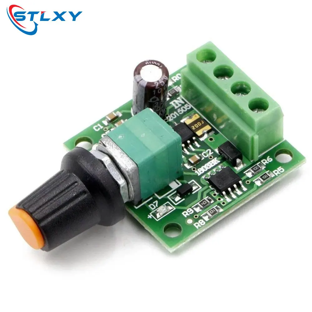 Motor Speed Controller DC 1.8V 3V 5V 6V 12V 2A PWM Motor Speed Controller Low Voltage 0~ Adjustable Drive Module