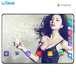 CIGE Mx960 10,1 дюймов планшетный ПК Android 9,0 6 ГБ ОЗУ 128 Гб ПЗУ 4G lte телефонные звонки планшеты Две сим-камеры планшет gps FM wifi