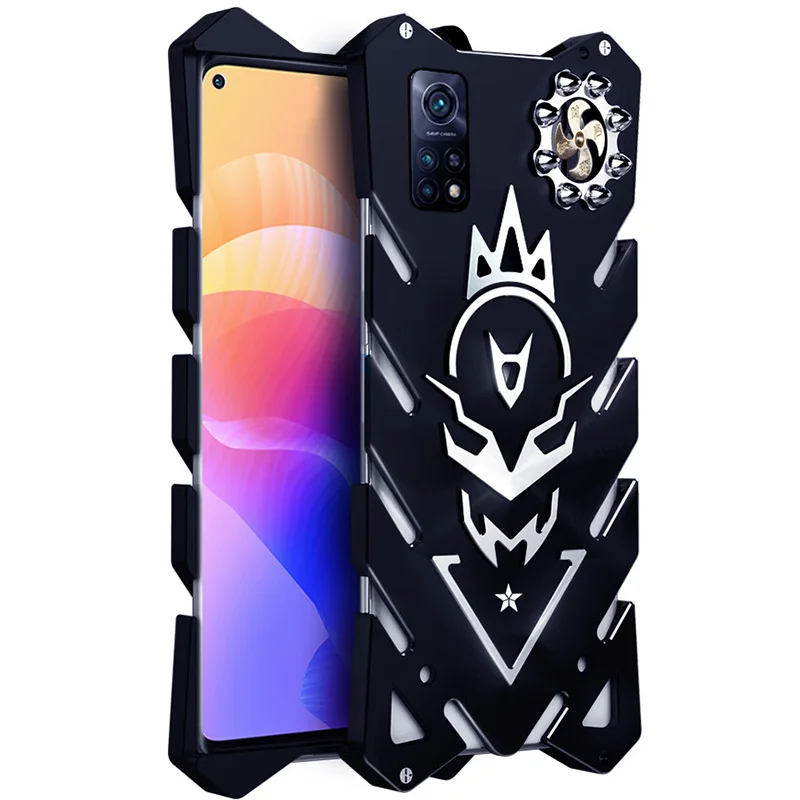 Роскошный бронированный металлический алюминиевый чехол с ЧПУ для Xiaomi Redmi K30S