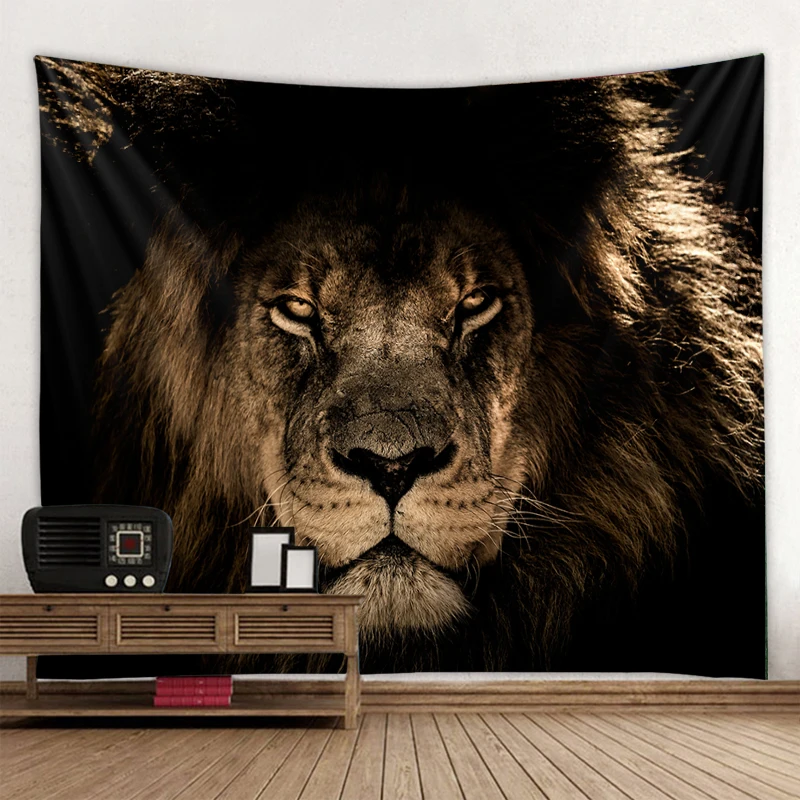 Lion decorative tapestry hippie bohemian wall tapestry gypsy landscape wall decorative tapestry bedroom tapestry