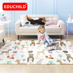 Educhild – tapis de jeu XPE plus épais pour bébé, 180x200x2cm, rampant, pliable, antidérapant, imperméable, doux 