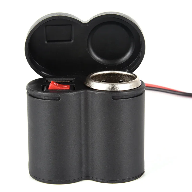 USB Мощность 12 V-24 V Водонепроницаемый мотоцикл/велосипед прикуривателя Зарядное устройство гнездо