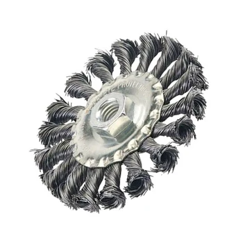 

1pcs Practical 100mm Rotary Steel Wire Wheel Brushes M14 For Angle Grinder Surface Preparation Prior To Welding Polishing Brush
