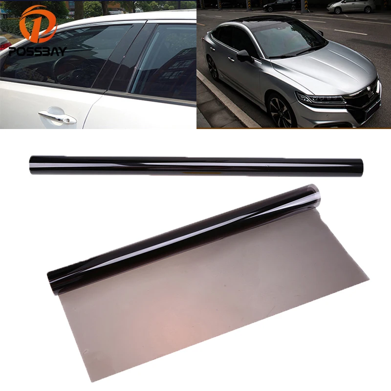 Posbay 50*600 см черная Автомобильная оконная пленка 35% VLT Авто Окно фургона