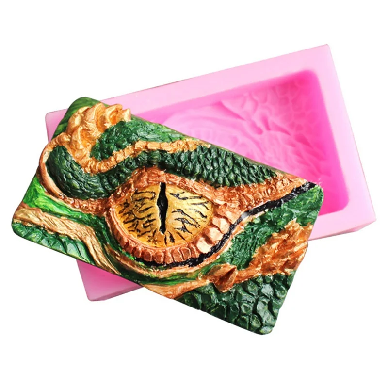 "Dragon Eye" Шоколадный силиконовые формы Fondant(сахарная) форма для льда Пудинг выпечка шоколадные конфеты мыло формы для свечей украшение торта, выпечки Инструменты