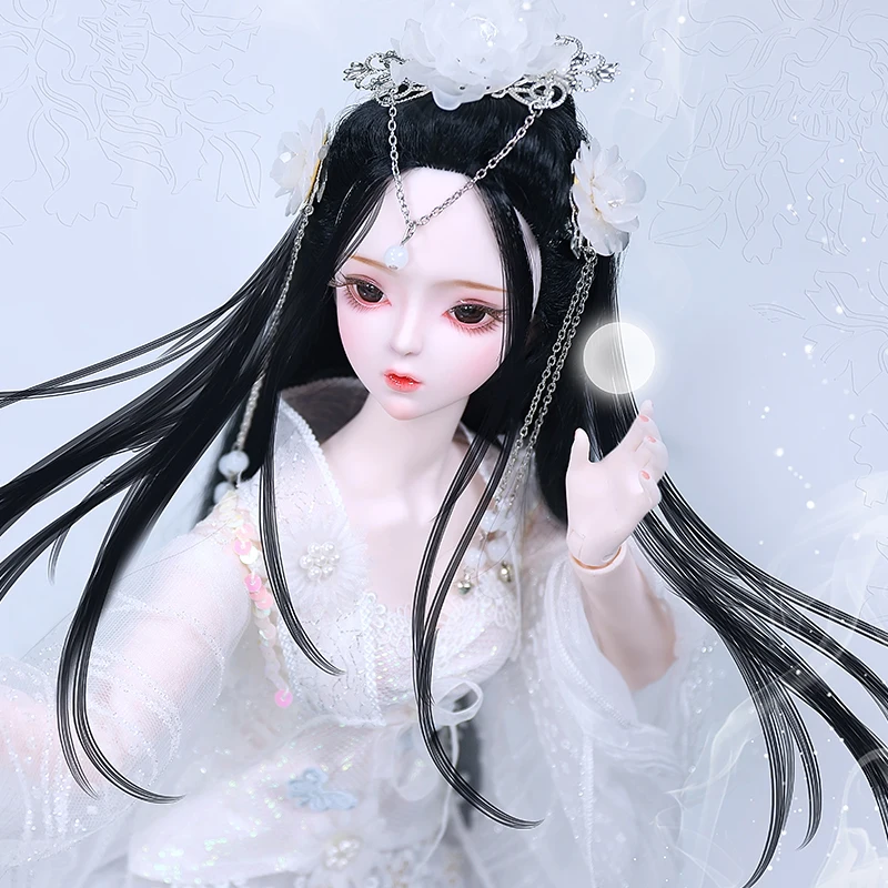 DBS 1/3 BJD 12 Китайский Зодиак механическое соединение тела, включая волосы, глаза, одежду ручная роспись макияж 62 см Высота девушки ледяной, SD - Цвет: White Snake 280BL117