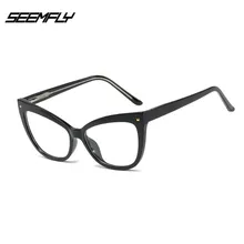 SEEMFLY модные очки-аксессуары женские милые кошачий глаз пикантные очки оправа для мужчин и женщин Оптические модные компьютерные очки