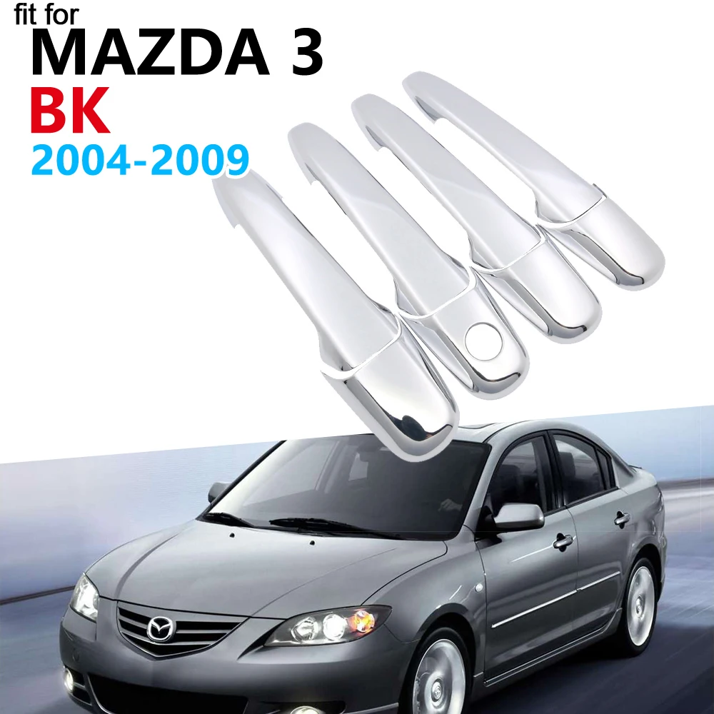 Роскошный хромированный комплект обшивки ручки для Mazda 3 BK седан люк MPS 2004 2005 2006 2007