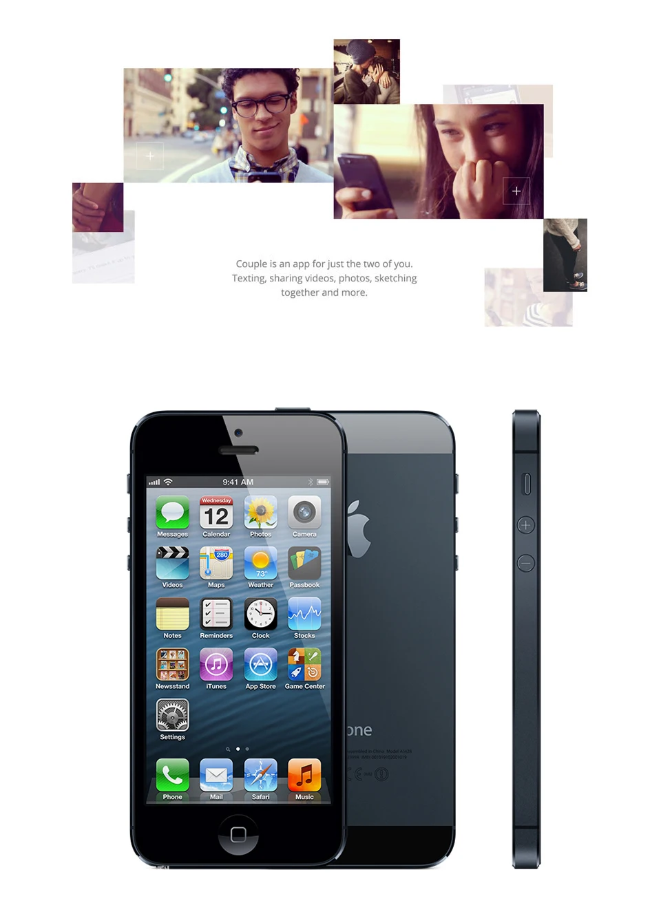 IPhone 5 разблокированный мобильный телефон 16 Гб/32 ГБ/64 Гб ПЗУ IOS 4,0 дюймов 8MP wifi gps заводской смартфон Apple