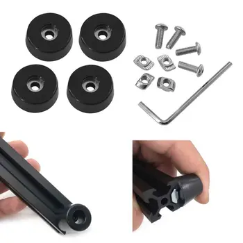 

4 Sets Antivibration Feet For i3 MK3 Printer Kit Anti-vibration Rubber Landing Mat Feet For 2020 Profile 3D Printer Parts