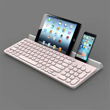 

Bluetooth Multi-Device Keyboard Computer Peripherals Punk Round Key Hat Business Office Keyboard Waterproof Multimedia Keyboard