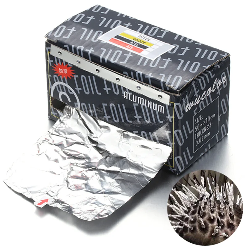 1Pc Perm Aluminum Foil Paper Separating Stain Hairdressing Supplies Hair Coloring Salon Professional Styling Tool | Красота и