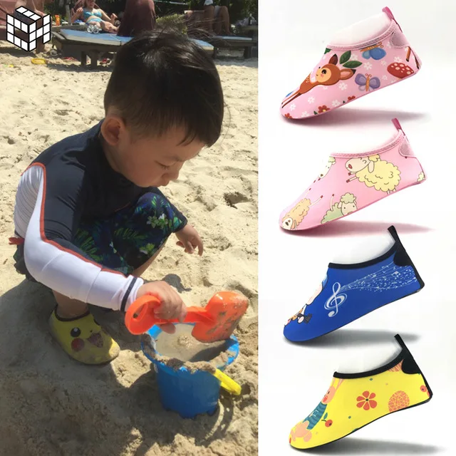 Children Swimming Aqua Barefoot Shoes Baby Girl Surf Fishing Diving Outdoor Slipper Boy Kids Beach Water Sports Sneakers girls flat shoes princess shining shoes 2023 new children slipper female baby spring and autumn shoes kid s pink flats