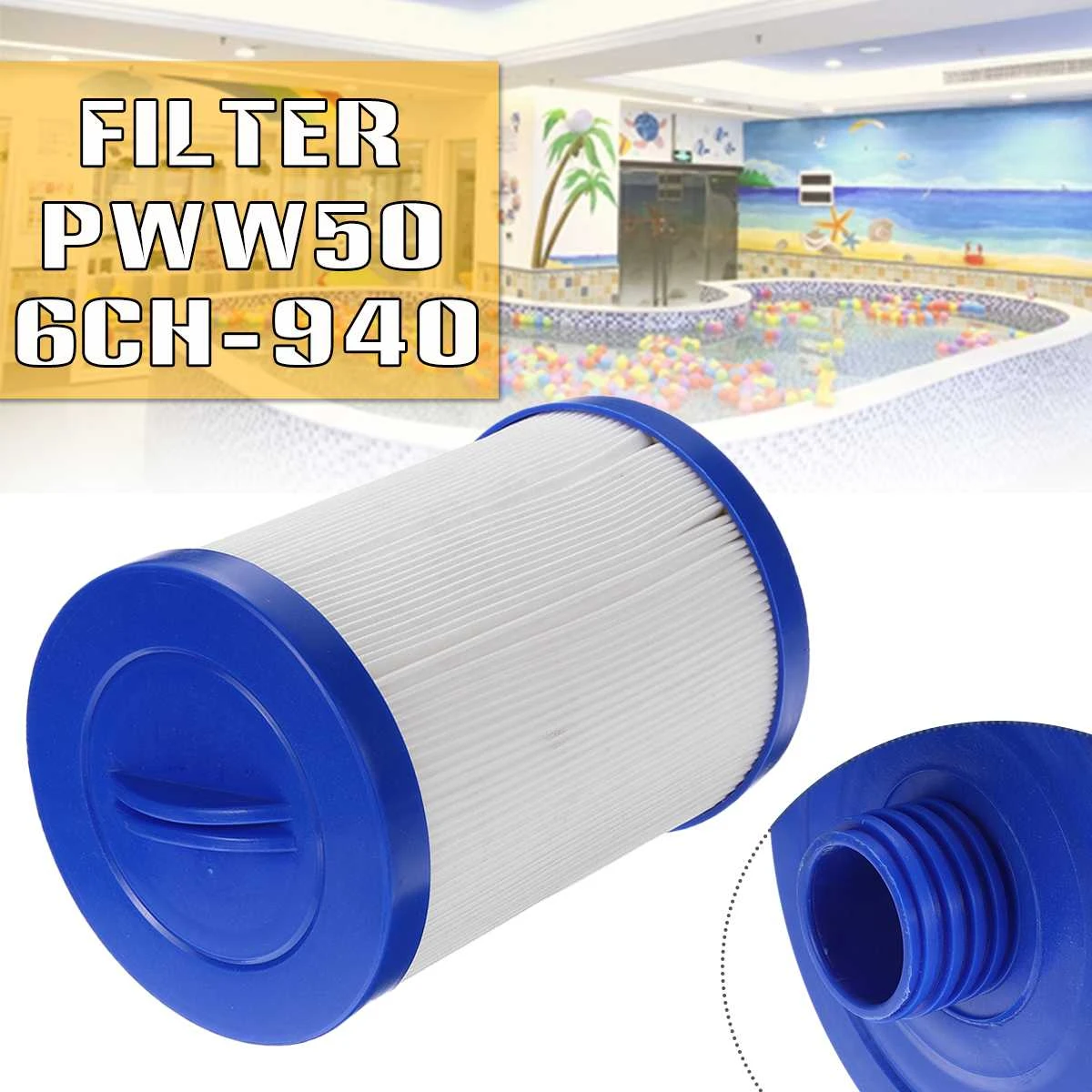 Filtro para de hidromasaje PWW50 6CH 940 para niños, accesorios para piscina, 1 ud.|Bañeras de spa| - AliExpress