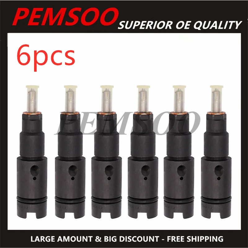6 шт. 0432193635 RV275 топливный инжектор для Cummins Dodge Ram 2500 3500 5.9L l6 ремонт дизельного